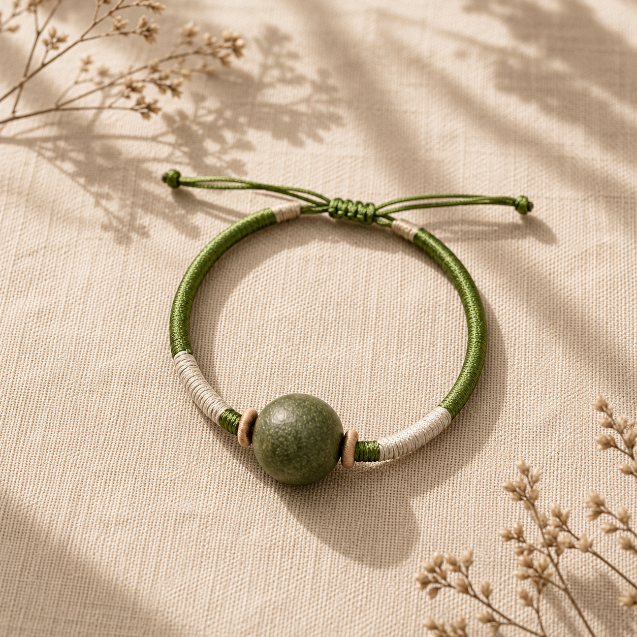 ROOT — Wood · Grove Herbal Bracelet