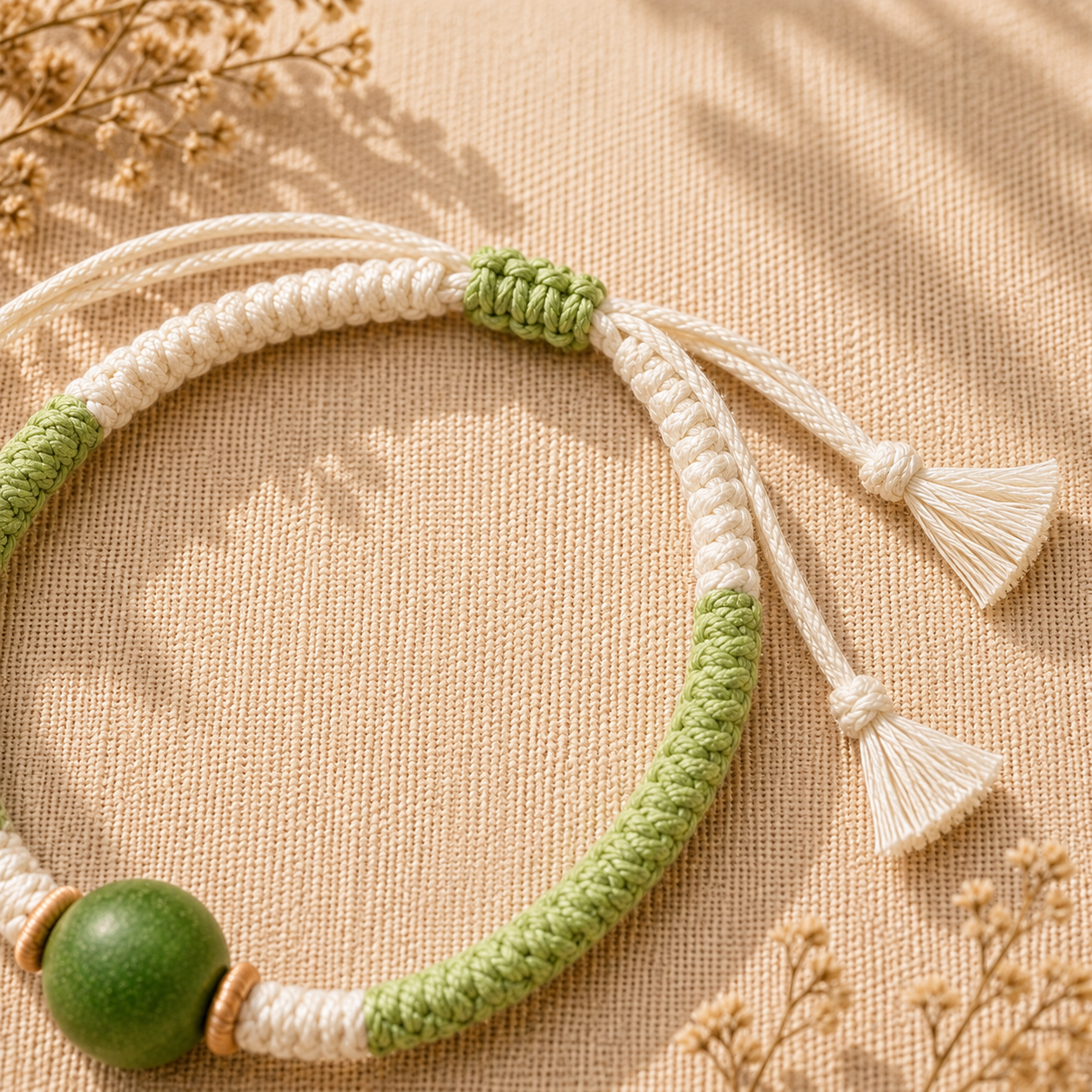 GROW — Wood · Grove Herbal Bracelet