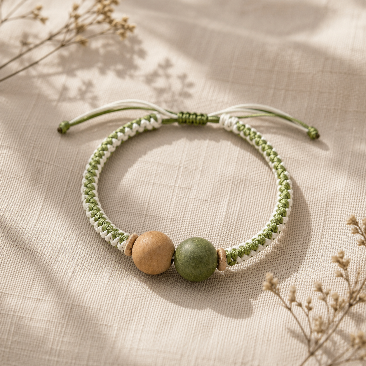 RESET — Wood · Grove Herbal Bracelet